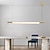 tanie Światła wiszące-lampa wisząca led 87/120/148cm liner design 1-light 3000lm minimalistyczny design do jadalni, sypialni, salonu