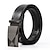 cheap Men&#039;s Belt-Men&#039;s Faux Leather Belt Ratchet Belt Black 1# Black 2# Faux Leather Stylish Classic Casual Plain Daily Vacation Going out
