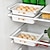 preiswerte Eierutensilien-Hängender Küchen-Organizer Kühlschrank Ei Obst Aufbewahrungsbox Schublade Typ Lebensmittel Crisper Küchenzubehör Kühlschrank Organizer Regal