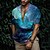 cheap Men&#039;s Shirts-Men&#039;s Shirt Summer Hawaiian Shirt Gradient Graphic Prints Cuban Collar Yellow Red Blue Purple Casual Holiday Short Sleeve Button-Down Print Clothing Apparel Sports Fashion Streetwear Designer