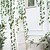halpa Tekokasvit-12 kpl keinotekoisia murattiseppeleitä väärennettyjä bataatteja lehtiä viiniköynnöksiä roikkuvat kasvit vihreä tausta hääkoristelu kodin makuuhuoneen seinäkoristelu viidakkoteemalla juhlakoristelu