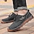 ieftine Încălțăminte manuală pentru bărbați-Bărbați Adidași Mărime Plus Size Pantofi lucrați manual Plimbare Casual Englezesc În aer liber Zilnic Microfibre Respirabil Bandă elastică Negru Maro Trifoi Primăvară Toamnă