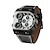 levne Náramkové hodinky-pánské hodinky s velkým ciferníkem multi time zone 9315