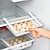 billige Æggeværktøjer-hængende køkken arrangør køleskab æg frugt opbevaringsboks skuffe type mad sprødere køkken tilbehør køleskab arrangør hylde