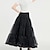 levne Historické a vintage kostýmy-50. léta princezna spodnička obruč sukně tutu pod sukni krinolínová tylová sukně délka ke kotníkům dámská áčková výkonnostní sukně na ples