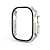 billiga Smartwatch-fodral-Klockfodral med skärmskydd Kompatibel med Apple Watch Ultra 49mm / Series 8 7 41mm 45mm / Series 6 5 4 SE 40mm 44mm / Series 3 2 1 38mm 42mm Stötsäker Hård PC Klocka Skal