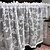 cheap Valance &amp; Tier Curtain-White Sheer Kitchen Curtains Window Valance Lace Curtains, Short Cafe Curtains Farmhouse Rod Pocket For Livingroom, Bedroom, Balcony, Door, Cabinet