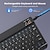 levne Klávesnice-Bezdrátové Bluetooth Ergonomická klávesnice Klávesnice tabletu Přenosná Ultra tenké Ergonomické Klávesnice s Vestavěná Li-baterie napájena Mini Wireless Bluetooth Keyboard Keyboard for Ipad Mobile