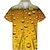 Χαμηλού Κόστους ανδρικά πουκάμισα κατασκήνωσης-Ανδρικά Πουκάμισο Χαβανέζικο πουκάμισο Γραφικά Σχέδια Μπύρα Απορρίπτω Ανοικτό Κίτρινο Μαύρο Κίτρινο Χρυσό Πράσινο του τριφυλλιού Causal Χαβανέζα Κοντομάνικο Στάμπα Κουμπί-Κάτω Ρούχα
