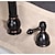お買い得  2ハンドル混合栓-広く普及している浴室のシンクの混合栓、360°回転式の真鍮製の 3 穴 2 ハンドルの洗面器の蛇口デッキが取り付けられています。