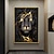 お買い得  動物画 プリント-壁アート ポスター黒とゴールド ライト ライオン キャンバス絵画現代動物の写真用リビング ルーム家の装飾なし フレーム