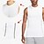 cheap Men&#039;s Compression Clothing-Men&#039;s Gym Tank Top Compression Tank Top Sleeveless Compression Clothing Athletic Athleisure Breathable Soft Compression Running Jogging Training Sportswear Activewear Solid Colored Black White Grey