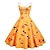 voordelige Historische &amp; vintage kostuums-retro vintage jaren 1950 vintage jurk swingjurk flare jurk dames carnaval casual dagelijkse jurk