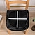 cheap Dining Chair Cover-Waterproof Dining Chair Cover Stretch Chair Seat Slipcover Elastic Pu Leather Black Chair Protector For Dinning Party Hotel Wedding Soft Removable Washable