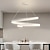 voordelige Ring &amp; Rond Ontwerp-led hanglamp 1-lichts ring cirkel design warm wit aluminium geverfde afwerkingen luxe moderne stijl eetkamer slaapkamer hanglampen 110-240v