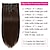 cheap Clip in Hair Extensions-Clip in Hair Extensions Real Human Hair for Black Women 20 Inch #2 Dark Brown Color Straight Remy Human Hair Extensions 100% Unprocessed Full Head 7 Pcs with 16 Clips Human Hair