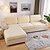 cheap Sofa Seat &amp; Armrest Cover-Stretch Sofa Cover Cushion Slipcover Couch Seat Furniture Protector for 3 or 4 Seater, L Sofa, Sectional, Armchair, Loverseat Soft with Elastic Bottom
