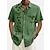 Χαμηλού Κόστους ανδρικά γραφικά πουκάμισα-Ανδρικά Πουκάμισο Χαβανέζικο πουκάμισο Δετοβαμένο Γραφικά Σχέδια Απορρίπτω Βυσσινί Φούξια Καφέ Πράσινο του τριφυλλιού Λευκό + Λευκό Δρόμος Causal Κοντομάνικο Στάμπα Κουμπί-Κάτω Ρούχα