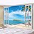 cheap Wall Tapestries-Ocean Landscape Window Hanging Tapestry Wall Art Large Tapestry Mural Decor Photograph Backdrop Blanket Curtain Home Bedroom Living Room Decoration