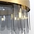 baratos Lustres Exclusivos-6-luz 100 cm Design de Linha Luzes Pingente Metal Vidro Estilo Artístico Inovador Estilo Floral Acabamentos Pintados Moderna Moderno 110-265V