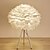 tanie lampka nocna-lampa stołowa dekoracyjna nowoczesna współczesna / styl skandynawski zasilacz led do sypialni / pokoju dziewczyn metal 220-240v biały