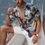 cheap Men&#039;s Shirts-Men&#039;s Shirt Summer Hawaiian Shirt Coconut Tree Graphic Prints Turndown Blue Street Casual Short Sleeves Button-Down Print Clothing Apparel Fashion Streetwear Designer Soft