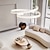 voordelige Ring &amp; Rond Ontwerp-led hanglamp 1-lichts ring cirkel design warm wit aluminium geverfde afwerkingen luxe moderne stijl eetkamer slaapkamer hanglampen 110-240v