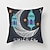 baratos Capa de almofada de férias-Capa de almofada ramadan kareem eid mubarak 1 peça capa de almofada quadrada decorativa macia fronha para quarto sala de estar sofá cadeira lavável na máquina
