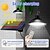 economico Applique per esterni-lampade a sospensione solari per esterni interni dimmerabili ip65 impermeabili a doppia testa luce solare con cavo da 3 m e telecomando