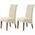 ieftine Husa scaun de sufragerie-2 bucăți de catifea pentru scaunul de luat masa husă elastică pentru scaunul de scaun spandex cu protecție inferioară elastică pentru spate înalt pentru mese la ceremonia de nuntă lavabilă