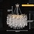cheap Chandeliers-Crystal Chandelier 6 lamps 23.5 in/ 8 lamps 31.2 in Modern Gold Chandelier Lighting Branches Restaurant Raindrop Chandelier Hanging Lamps AC110V AC220V
