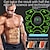 billige Kroppsmassasje-ny smart elektrisk muskelstimulator ems trådløs fitness vibrasjonsbelte magemuskeltrener vekttap slankende massasjeapparat