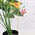 baratos Espanta-espíritos-1pc sinos de vento de flor de metal inserções de decoração micro-paisagem recortes de jardim moído para decoração de jardim de varanda de janela