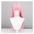 abordables Pelucas-Drifting Lonely Rock cos peluca houtenyili duboqi cosplay trenza lateral pelo largo rosa claro
