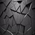 billiga Geometriska och ränder tapet-coola tapeter svart tapet väggmålning 3d geometrisk rand som täcker klistermärke avskalning och stick avtagbar pvc/vinyl material självhäftande/häftande krävs väggdekor för vardagsrum kök badrum
