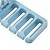 preiswerte Haken und Befestigungen-1 pc krawattenständer schal rack gürtel regal seidenschal rack haushalt lagerung gürtel rack multifunktionale präsentationsständer blau
