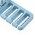 abordables Crochets et fixations-1 pc cravate rack écharpe rack ceinture stockage rack soie foulard rack ménage stockage ceinture rack multi-fonctionnel présentoir bleu