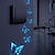 cheap Luminous Wall Stickers-1 Set, Glow In The Dark Butterfly Wall Stickers, Luminous Wall Decals, Blue