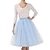 cheap Historical &amp; Vintage Costumes-1950s Princess Petticoat Hoop Skirt Tutu Under Skirt Crinoline Tulle Skirt Knee Length Women&#039;s Carnival Wedding Party / Evening Skirt