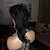 olcso Valódi hajból készült, sapka nélküli parókák-teljes gépi paróka frufruval márna 10 hüvelykes testhullám brazil emberi haj paróka nőknek rövid pixie szabású paróka