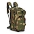 cheap Backpacks &amp; Bags-Hiking Backpack Daypack Breathable Wearable Multifunctional Durable Outdoor Military Oxford Cloth CP Color Jungle camouflage Python Black