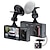 preiswerte Autofestplattenrekorder-3-Kanal-Dash-Cam vorne und hinten innen 1080p-Dash-Ir-Nachtsicht-Loop-Aufnahme-Auto-DVR-Kamera mit 3-Zoll-IPS-Bildschirm 3 Kameras Auto-Dashcam