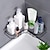 billige baderomsarrangør-dusjkabinett baderomshylle bad kjøkken uten stansing trekant oppbevaringsstativ, baderomstilbehør
