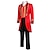 cheap Movie &amp; TV Theme Costumes-The Greatest Showman Phineas Taylor Barnum Blouse / Shirt Pants Cosplay Costume Men&#039;s Movie Cosplay Party Black Red Coat Blouse Pants