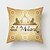 baratos Capa de almofada de férias-Capa de almofada ramadan kareem eid mubarak 1 peça capa de almofada quadrada decorativa macia fronha para quarto sala de estar sofá cadeira lavável na máquina