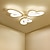 voordelige Dimbare plafondlampen-led plafondlamp 3/5/9/12/15 koppen plafondlamp acryl aluminium traploos dimmen slaapkamer 110-240v alleen dimbaar met afstandsbediening