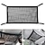 cheap Car Organizers-SUV Car Ceiling Storage Net Pocket Double-Layer Mesh Car Roof Bag Interior Cargo Net Breathable Mesh Bag Auto Stowing Tidying Travel Long Trip Camping Interior Accessories