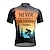cheap Men&#039;s Jerseys-21Grams Old Man Men&#039;s Short Sleeve Cycling Jersey Summer Polyester Funny Bike Jersey Top Mountain Bike MTB Road Bike Cycling Breathable Quick Dry Moisture Wicking Blue+Orange Blue+Yellow Blue+Pink