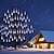 billiga LED-ljusslingor-meteorduschljus utomhus, 20 tum 8 rör 240 led snöfallsljus, vattentät meteorjulljus utomhus, hängande fallande regnljus för trädbuskar semester juldekoration