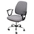 זול כיסוי כיסא משרדי-כיסוי לכסא משרדי למחשב מתיחה מושב משחק מסתובב כיסוי החלקה אלסטי צמר קוטב שחור צבע אחיד רך עמיד רחיץ